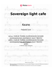 Ноты, аккорды Keane - Sovereign light cafe
