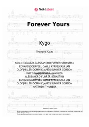 Ноты, аккорды Kygo, Avicii, Sandro Cavazza - Forever Yours