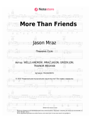 undefined Jason Mraz - More Than Friends