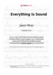 undefined Jason Mraz - Everything Is Sound