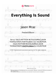 undefined Jason Mraz - Everything Is Sound