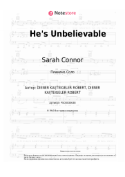 undefined Sarah Connor - He's Unbelievable