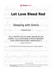 undefined Sleeping with Sirens - Let Love Bleed Red