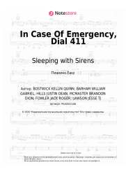 undefined Sleeping with Sirens - In Case Of Emergency, Dial 411