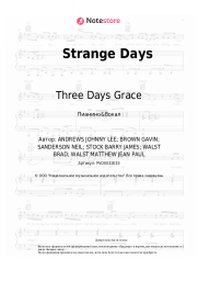 undefined Three Days Grace - Strange Days