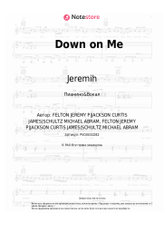 Ноты, аккорды Jeremih, 50 Cent - Down on Me