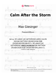 undefined Max Giesinger - Calm After the Storm