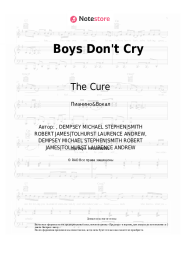 Ноты, аккорды The Cure - Boys Don't Cry