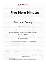 Ноты, аккорды Scotty McCreery - Five More Minutes