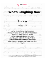 undefined Ava Max - Who's Laughing Now