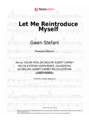Ноты, аккорды Gwen Stefani - Let Me Reintroduce Myself