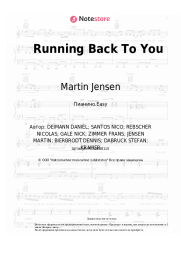 undefined Martin Jensen, Alle Farben, Nico Santos - Running Back To You