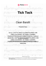 Ноты, аккорды Clean Bandit, Mabel, 24kGoldn - Tick Tock