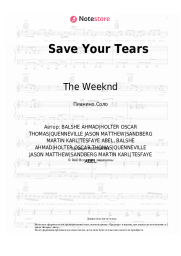 undefined The Weeknd - Save Your Tears
