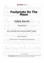 Ноты, аккорды Gabby Barrett - Footprints On The Moon