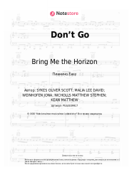 Ноты, аккорды Bring Me the Horizon, Lights - Don’t Go
