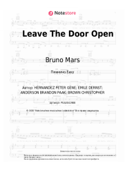 Ноты, аккорды Bruno Mars, Anderson .Paak, Silk Sonic - Leave The Door Open