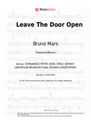 Ноты, аккорды Bruno Mars, Anderson .Paak, Silk Sonic - Leave The Door Open