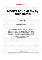 Ноты, аккорды Lil Nas X - MONTERO (Call Me By Your Name)