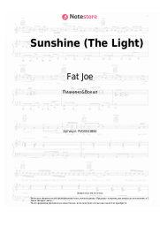 Ноты, аккорды Fat Joe, DJ Khaled, Amorphous - Sunshine (The Light)