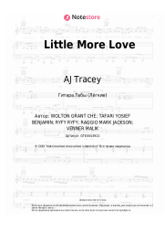 Ноты, аккорды AJ Tracey - Little More Love