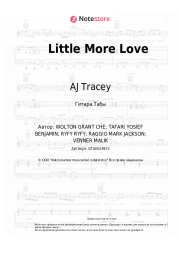 Ноты, аккорды AJ Tracey - Little More Love