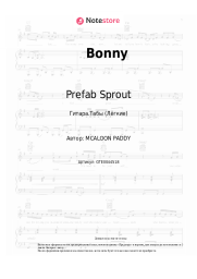 Ноты, аккорды Prefab Sprout - Bonny