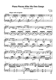 undefined Эдвард Григ - Сердце поэта, соч. 52, № 3
