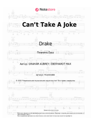 undefined Drake - Can’t Take A Joke