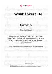 undefined Maroon 5, SZA - What Lovers Do