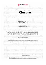 undefined Maroon 5 - Closure