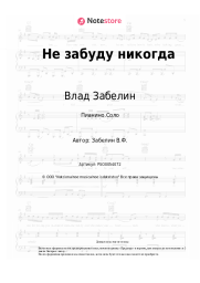 undefined Влад Забелин - Не забуду никогда