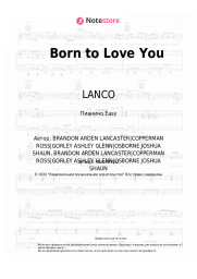 Ноты, аккорды LANCO - Born to Love You
