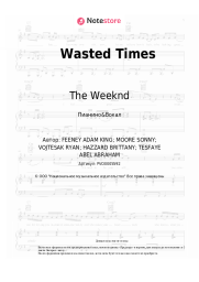 undefined The Weeknd - Wasted Times