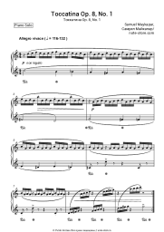 Ноты, аккорды Самуил Майкапар - Toccatina Op. 8, No. 1