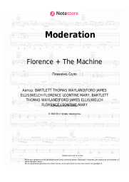 Ноты, аккорды Florence + The Machine - Moderation