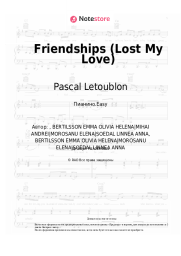 undefined Pascal Letoublon, Leony - Friendships (Lost My Love)