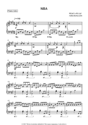 Ноты, аккорды RSAC - NBA (Не Мешай)
