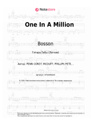 Ноты, аккорды Bosson - One In A Million