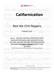 undefined Red Hot Chili Peppers - Californication