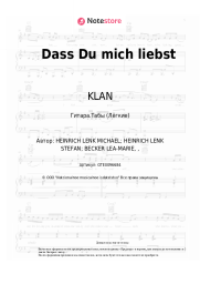 undefined KLAN, LEA - Dass Du mich liebst