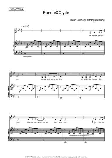 undefined Sarah Connor, Henning Wehland - Bonnie & Clyde