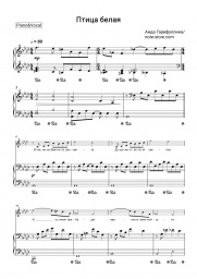 Ноты, аккорды Аида Гарифуллина - Птица белая