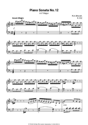 undefined Вольфганг Амадей Моцарт - Piano Sonata No. 12 in F Major, K. 332: III. Assai allegro