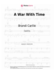 undefined Brandi Carlile - A War With Time