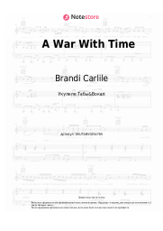 undefined Brandi Carlile - A War With Time