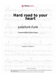 Ноты, аккорды Justefunk Funk - Hard road to your heart
