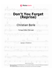 Ноты, аккорды Christian Borle, Amir Talai, Sam Haft, Andrew Underberg - Don’t You Forget (Reprise)