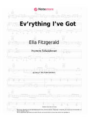 undefined Ella Fitzgerald - Ev’rything I’ve Got
