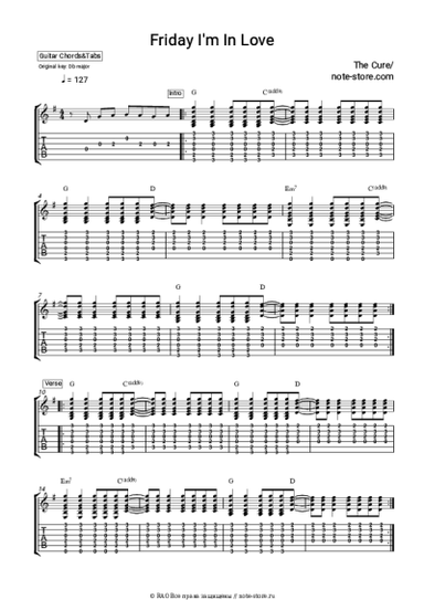 undefined The Cure - Friday I'm In Love